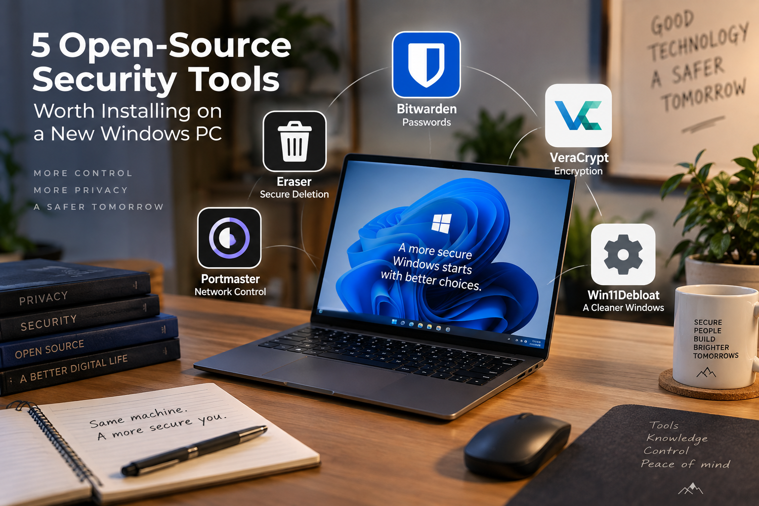 5 Open-Source Security Tools Worth Installing on a New Windows PC